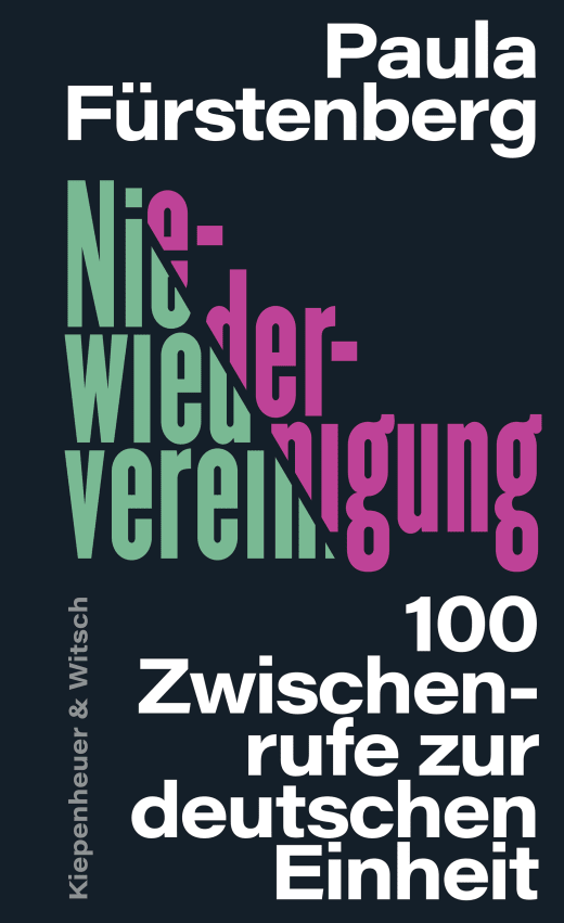Buchcover Paula Fürstenberg: Niewiedervereinigung.