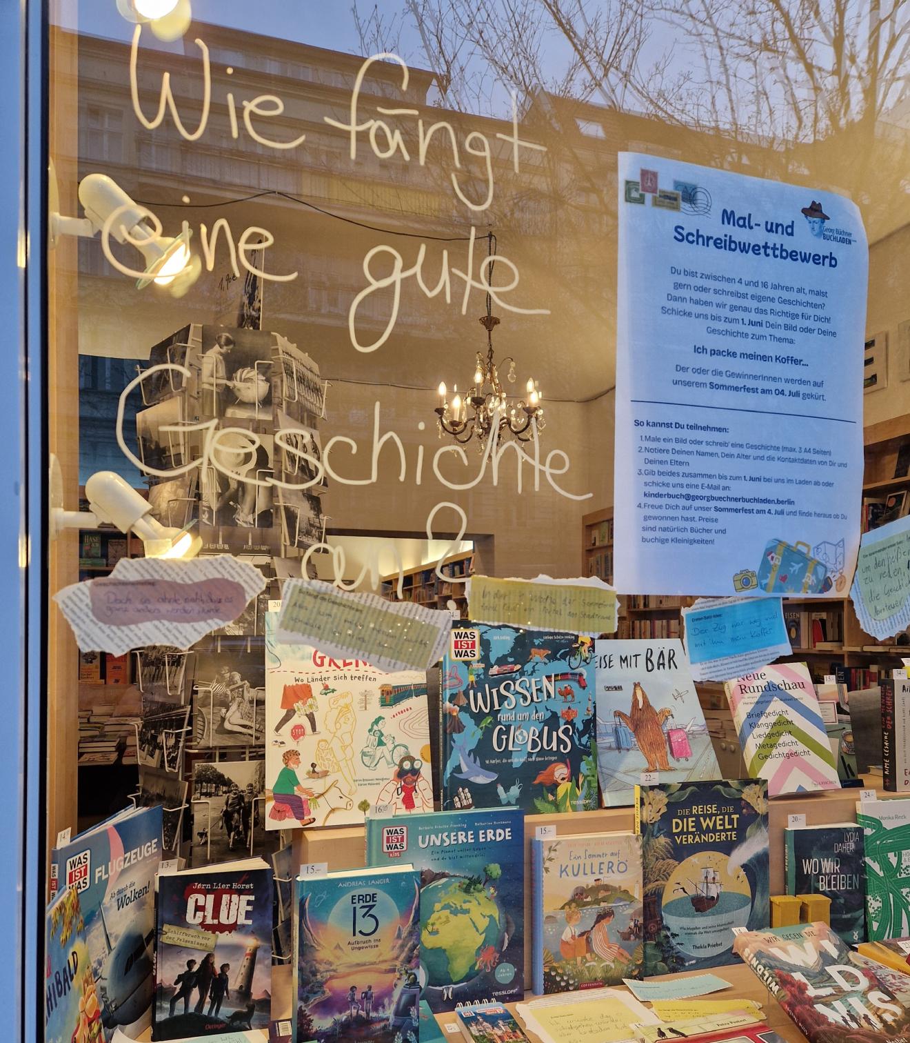 Schaufenster: Wie fängt eine gute Geschichte an?